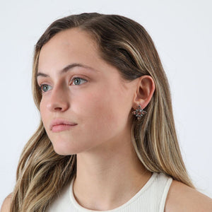 Aros Pegado Point Plateado Humana