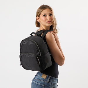 Mochila Leeds Black Negra i-D