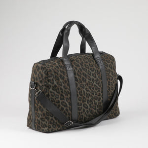 Bolso Otto Canvas Animal Print Verde Viaje Humana