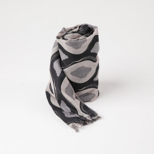 Pañuelo Estampado Fausti Azul Humana