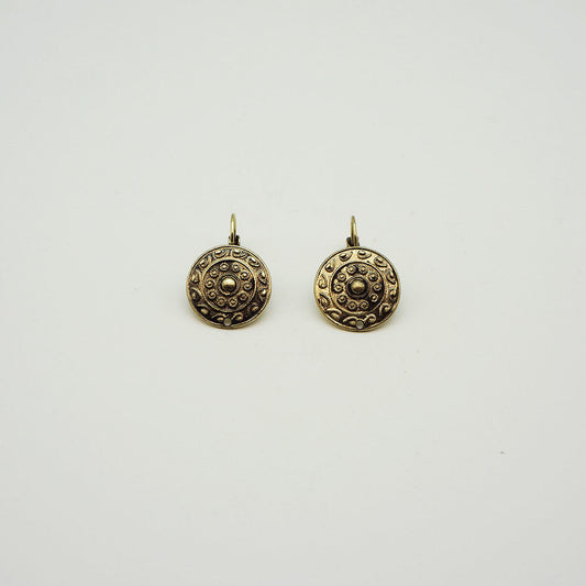 Aros Mediano Dorado Natural Mystic Calendar Tatienne