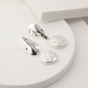 Aros Mediano Plateado Especial 4 Tatienne