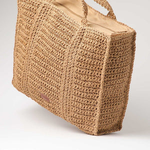 Bolso De Playa Pattaya Plateado Humana
