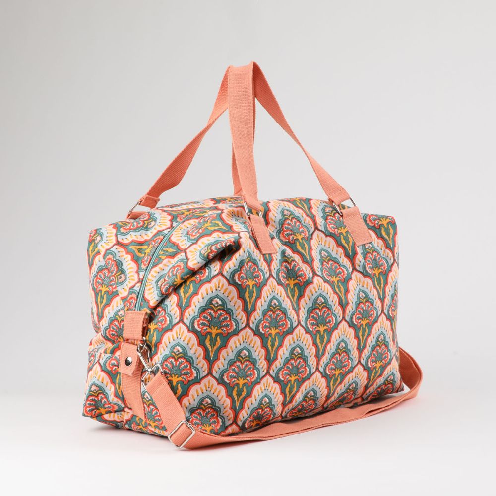 Bolso De Viaje Malvinas Canvas Print Naranjo Tatienne