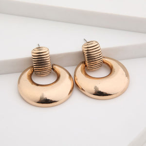 Aros Mediano Moon Dorado Fiesta Humana