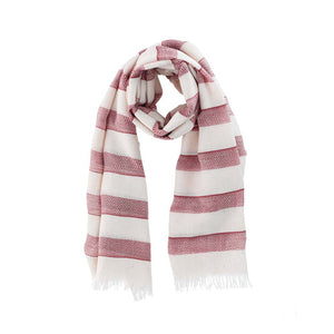 Pañuelo Rayas Red Cane Blanco Humana