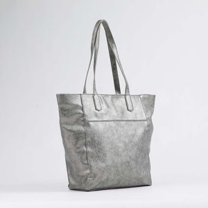 Cartera Hombro Galia Plateada Humana