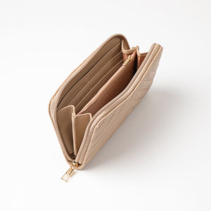 Billetera Grande Quilted Camel i-D