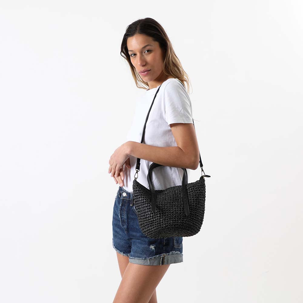 Cartera Cruzada Tulum Negra Tatienne