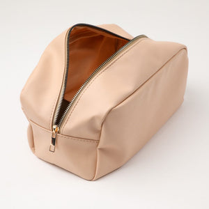 Cosmetiquero Solid Metallic Beige Tatienne