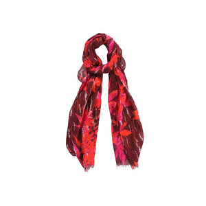 Pañuelo Estampado Fire Burdeo Humana