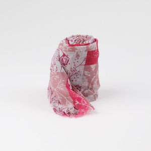 Pañuelo Estampado Jean Fucsia Id