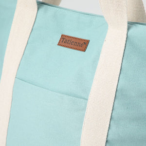 Cartera Hombro Canvas Gorgona Celeste Tatienne