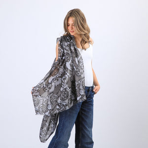 Pañuelo Estampado Antibes Black I-D