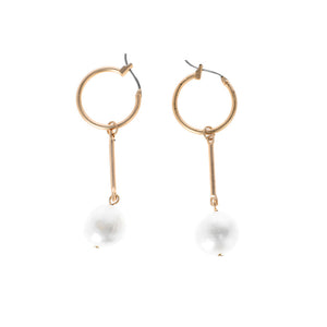 Argollas Perlas Colgantes Tatienne