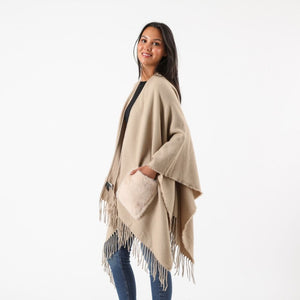 Poncho  Jana Beige Humana