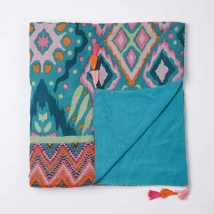 Toalla Etnic Celeste Humana