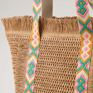 Cartera Playa Bali Natural Tatienne