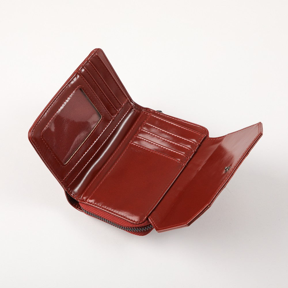 Billetera Chica Gema Burgundy Humana