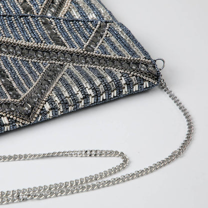 Clutch Milan Plateado Humana