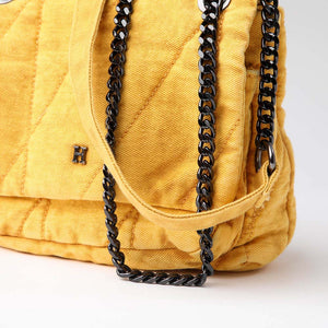 Cartera Hombro Cúa Amarilla Humana