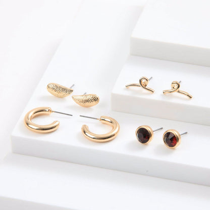 Set De Aros Nadia Dorado I-D