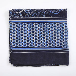 Pañuelo Estampado Agapanto Blue I-D