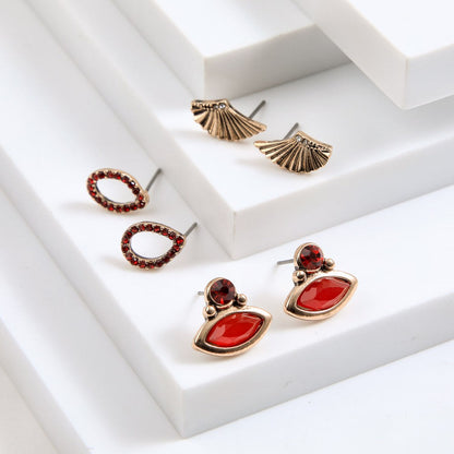 Set De Aros Reto Dorado Humana