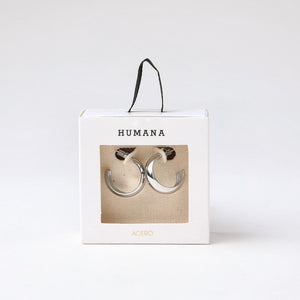 Aros Argollas Will Plateado Humana