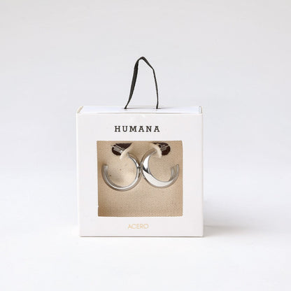 Aros Argollas Will Plateado Humana