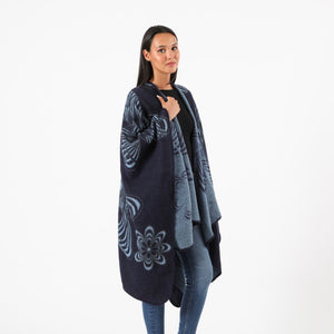 Poncho  Frida Azul Tatienne