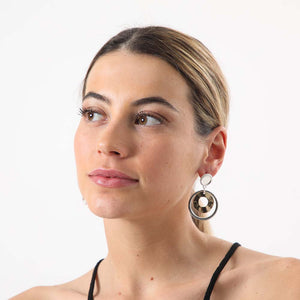 Aros Medianos Noce Plateados Tatienne