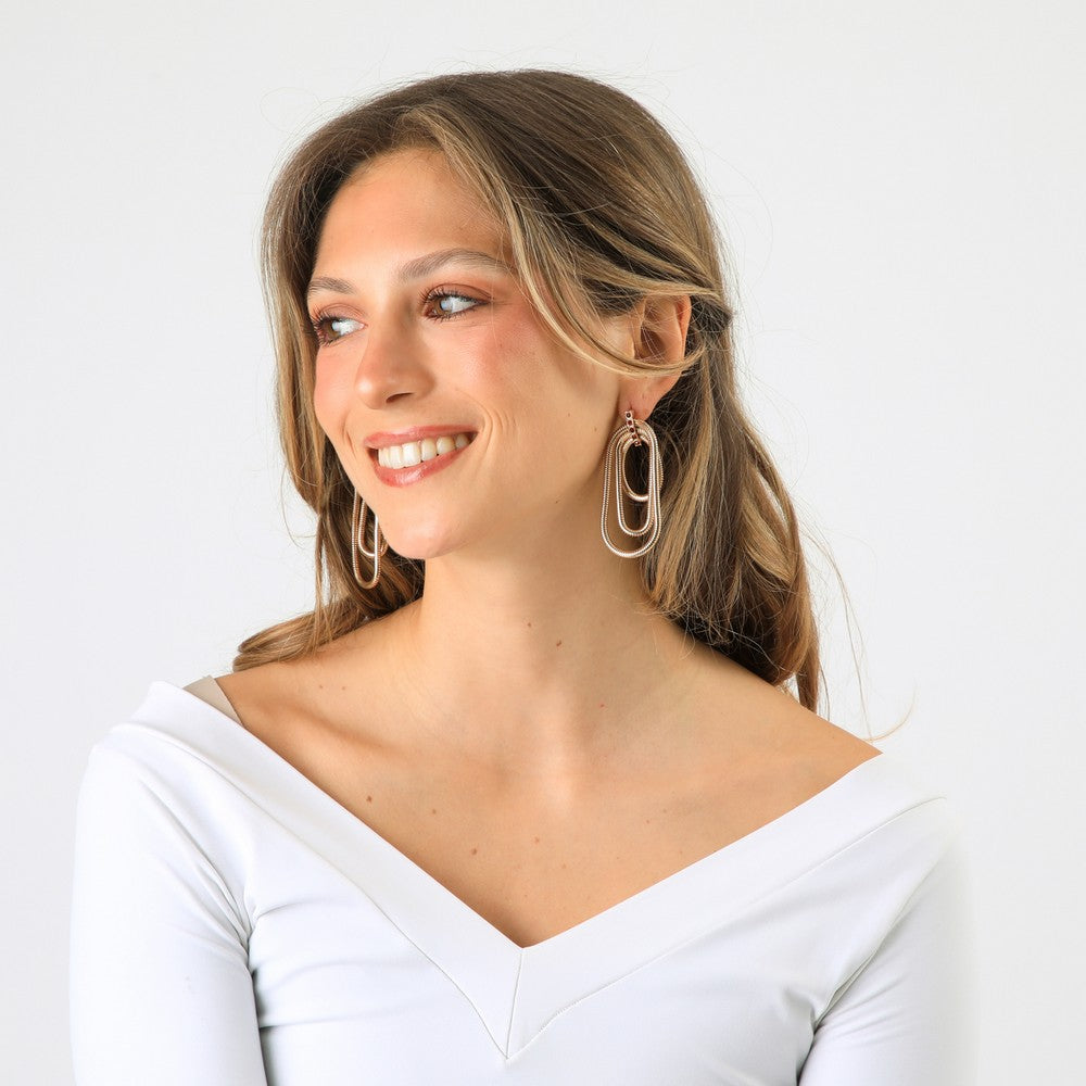 Aros Largos Celia Dorado Humana