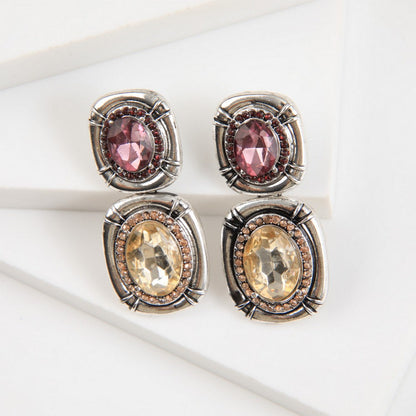 Aros Medianos Hana Plateado Humana