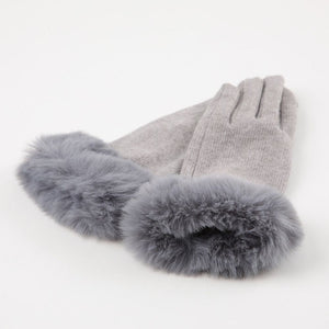 Guante  Lana Halah Gris Humana