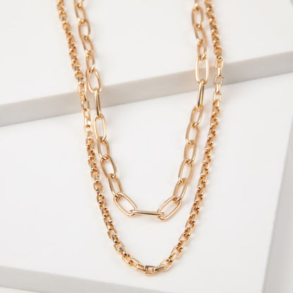 Collar Corto Especial Chain 1 Dorado i-D