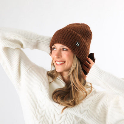 Gorro Lana Piky Brown Humana