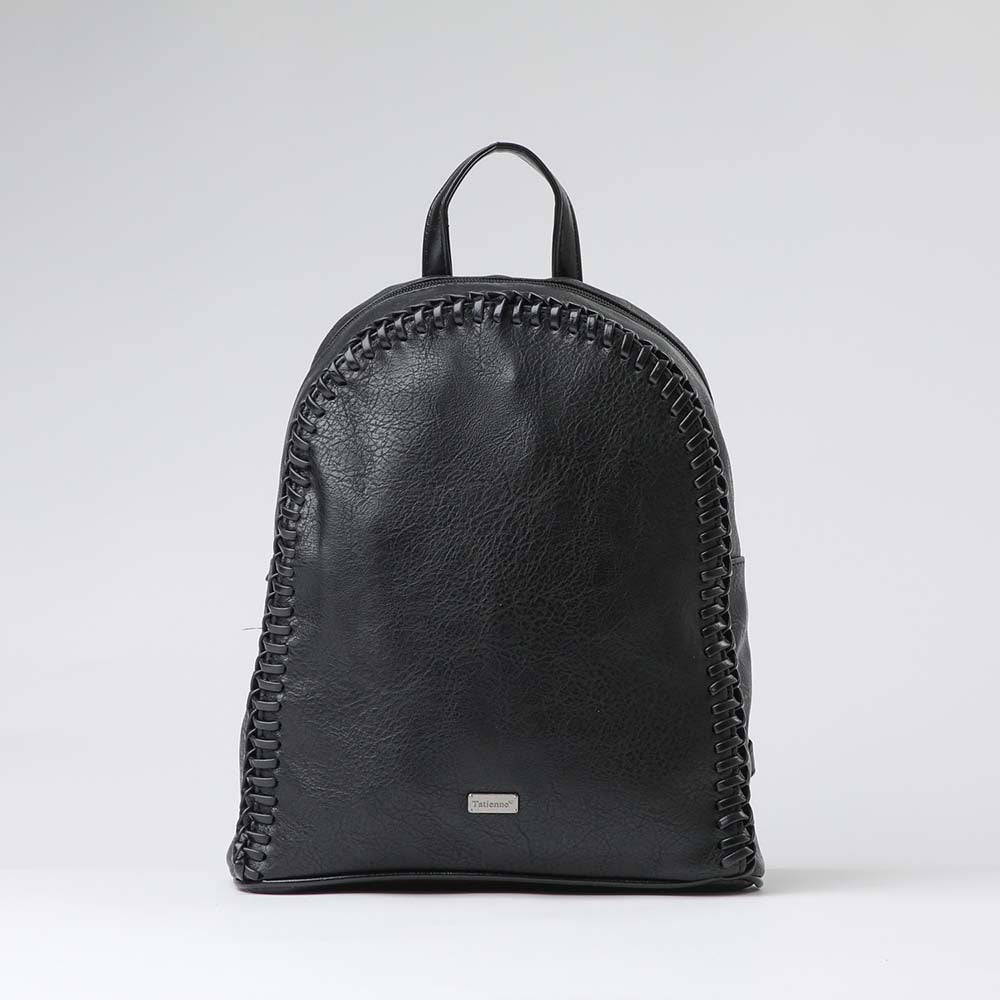Mochila Natural Negra Tatienne