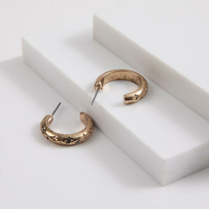 Aros Argolla Riras Dorado Humana