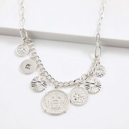 Collar Corto Vida Plateado I-D