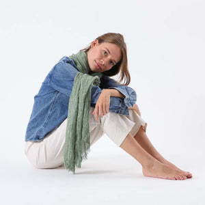 Pañuelo Liso Montpellier Verde Tatienne