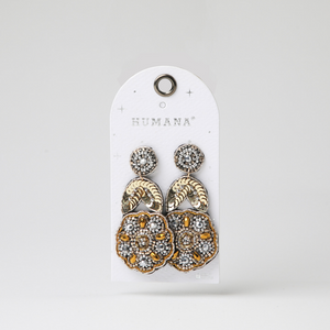 Aros Largo Toledo Dorado Humana