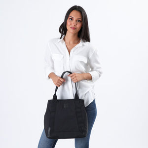 Cartera Hombro Nylon Vanu Negro Tatienne