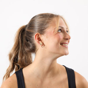 Aros Set Apricot Crush 4 Dorado Tatienne