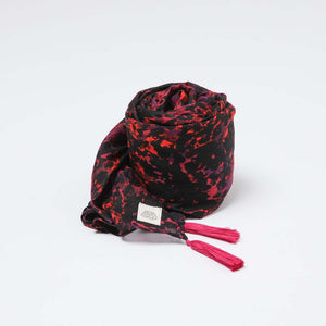 Pañuelo Estampado Almeria Rojo Humana