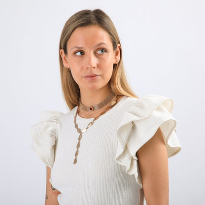 Collar Corto Sul Dorado Humana
