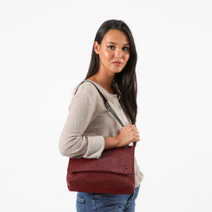 Cartera Cruzada Lupe Rojo Humana
