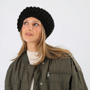 Gorro Boina Cadiz Negro I-D