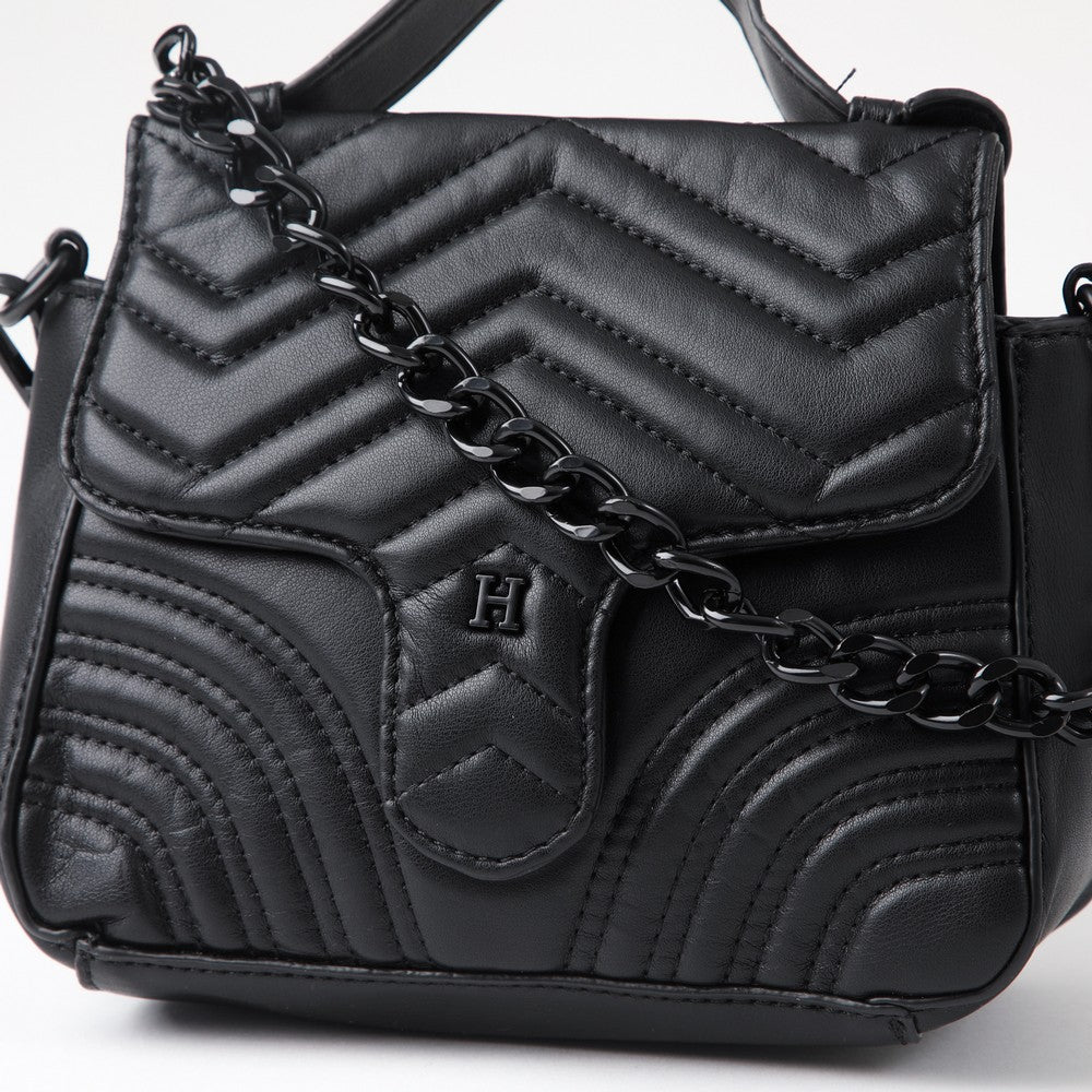 Cartera Cruzada Chely Negro Humana