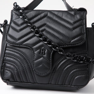 Cartera Cruzada Chely Negro Humana